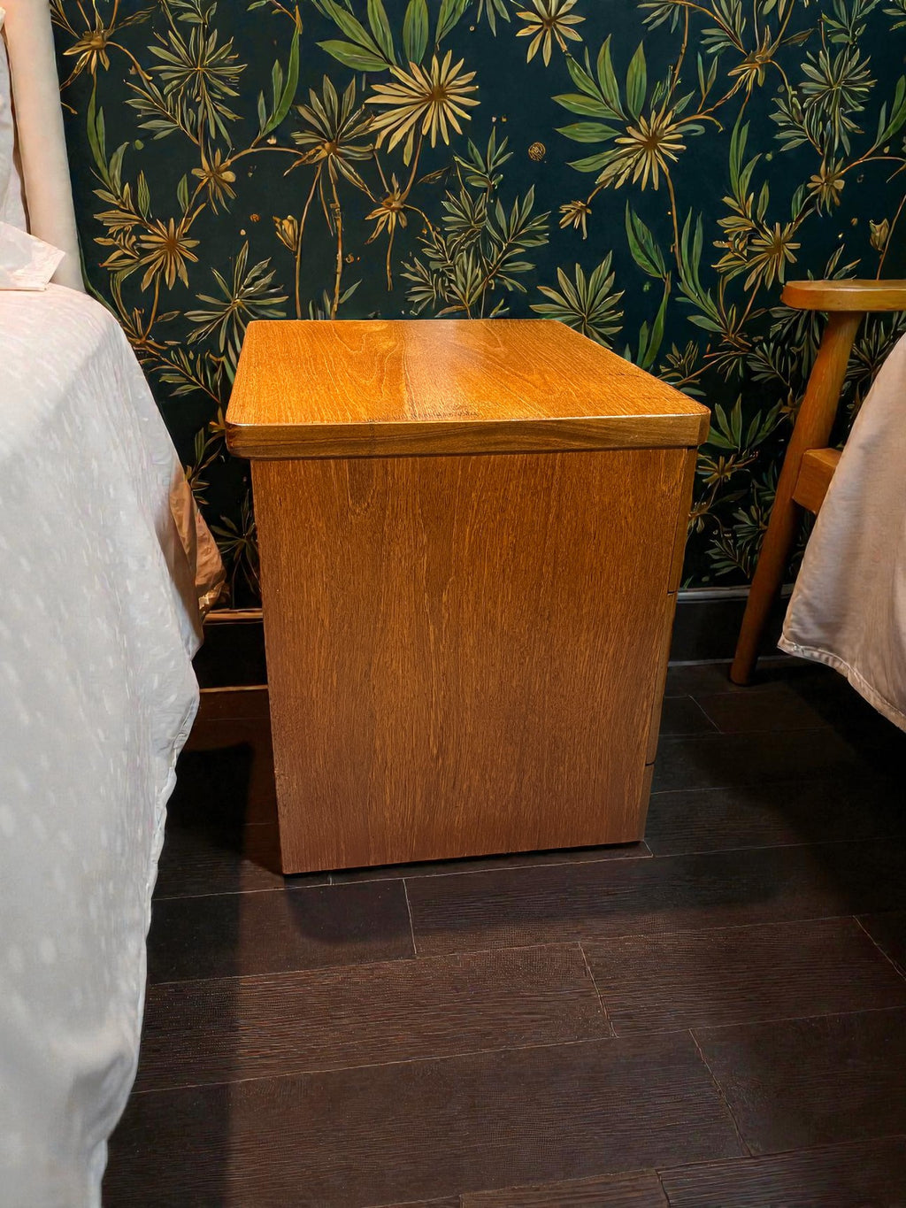 Pair of Stag Cantata Bedside Tables | Mid-Century 2 Drawer Nightstands