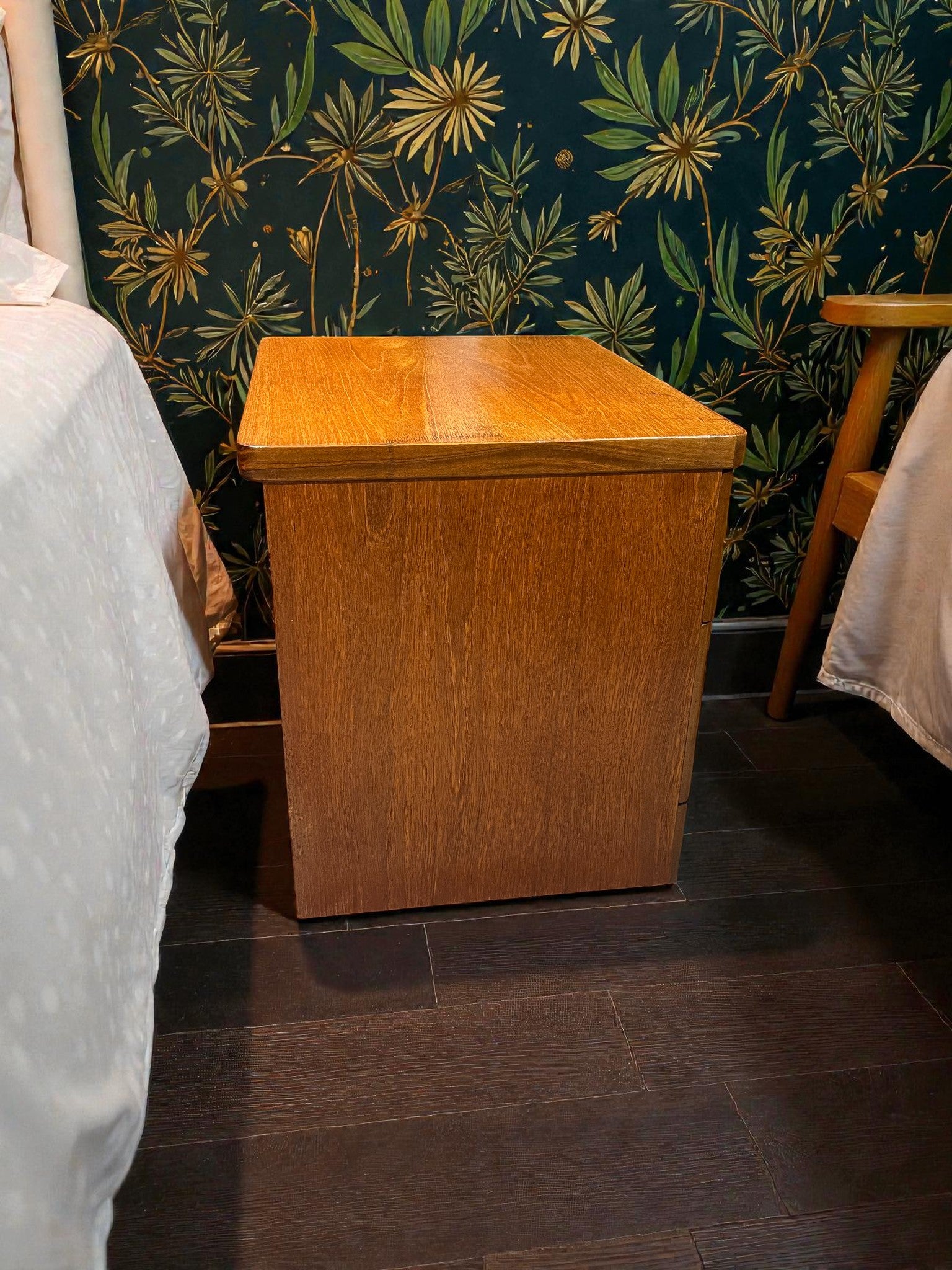 Pair of Stag Cantata Bedside Tables | Mid-Century 2 Drawer Nightstands