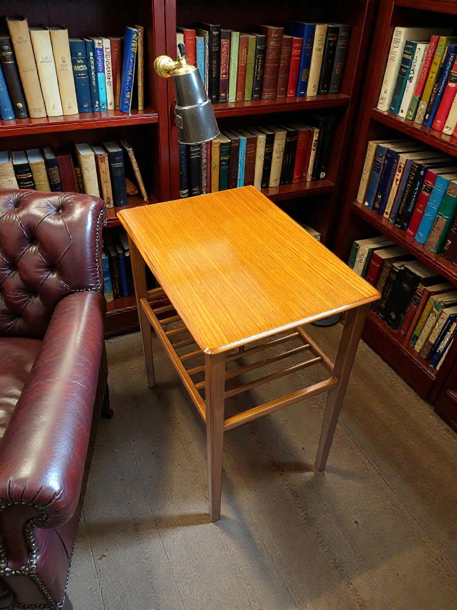 Richard Hornby Fyne Ladye Table | Mid-Century Side / Lamp Table with Shelf
