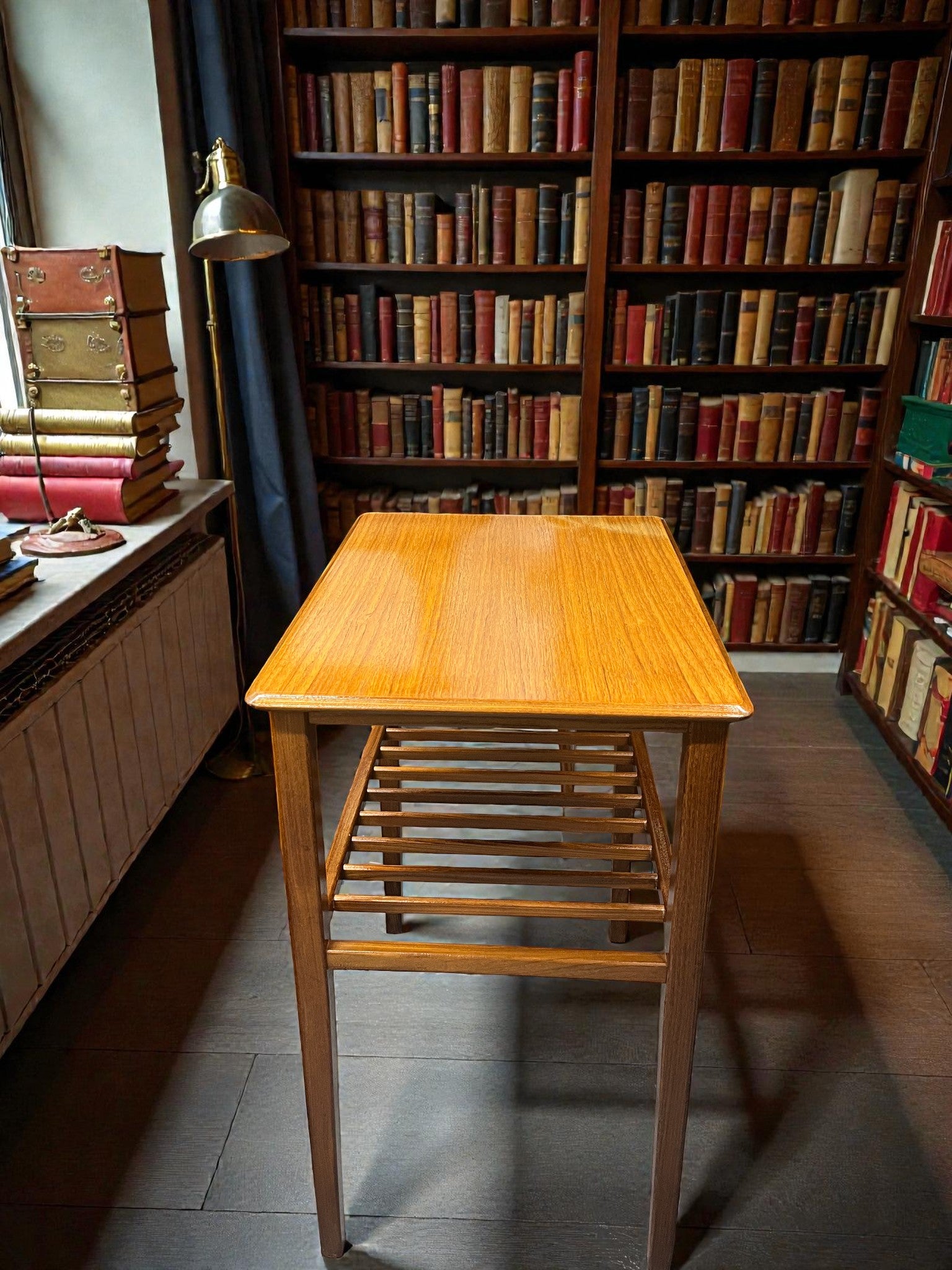 Richard Hornby Fyne Ladye Table | Mid-Century Side / Lamp Table with Shelf