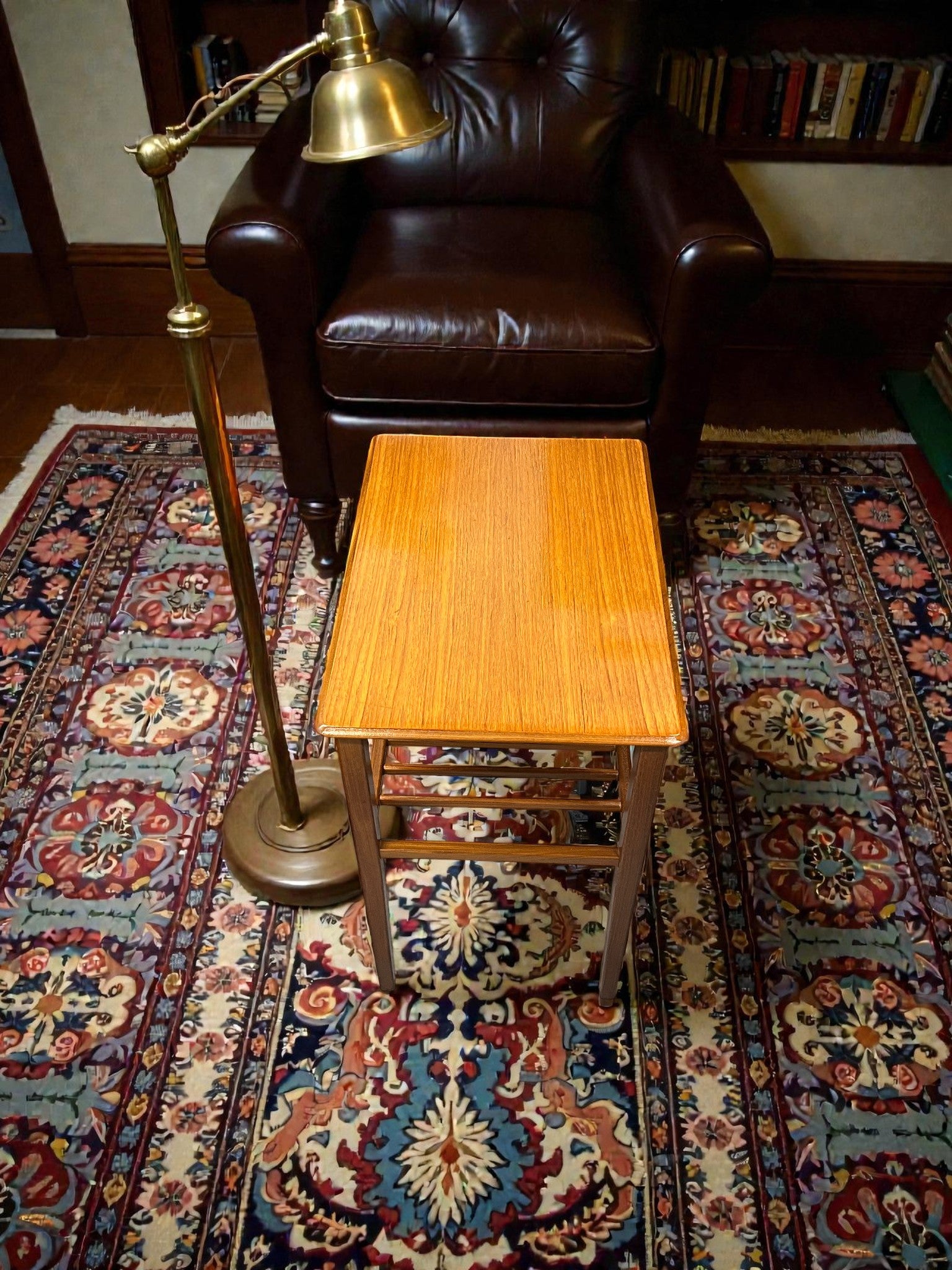 Richard Hornby Fyne Ladye Table | Mid-Century Side / Lamp Table with Shelf