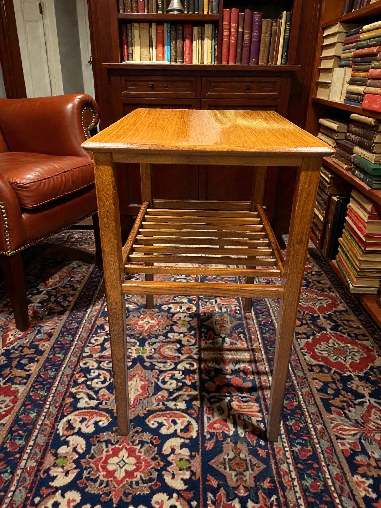 Richard Hornby Fyne Ladye Table | Mid-Century Side / Lamp Table with Shelf