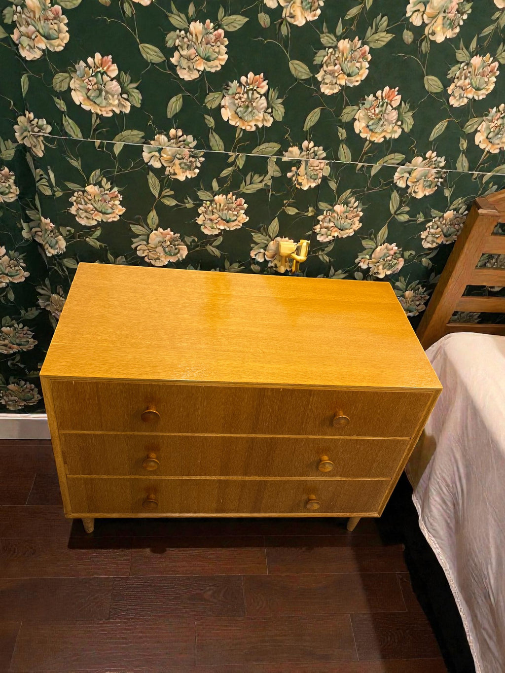 Meredew Mid-Century 3 Drawer Chest | Vintage 1960s Chest on Raised Legs