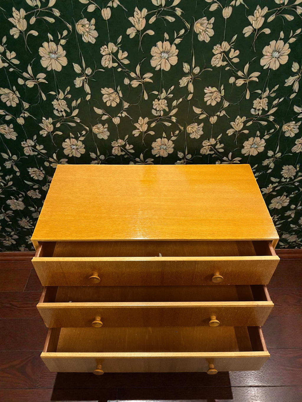 Meredew Mid-Century 3 Drawer Chest | Vintage 1960s Chest on Raised Legs