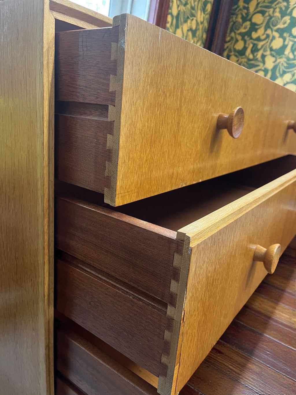 Meredew Mid-Century 3 Drawer Chest | Vintage 1960s Chest on Raised Legs