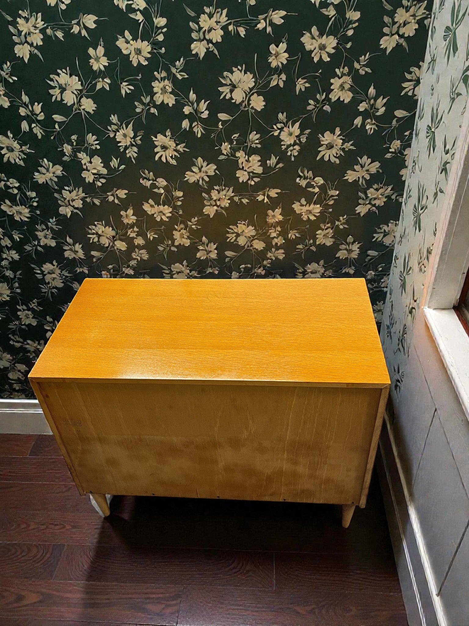 Meredew Mid-Century 3 Drawer Chest | Vintage 1960s Chest on Raised Legs