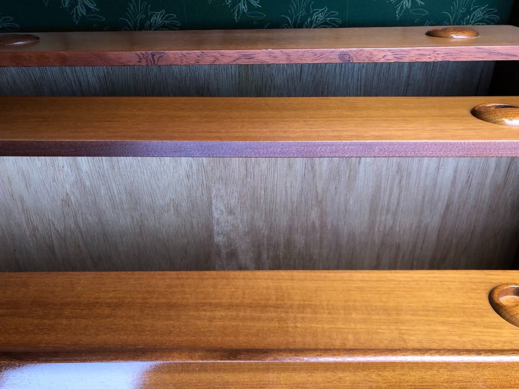 Schreiber 3 Drawer Chest | Mid-Century Teak on Raised Legs
