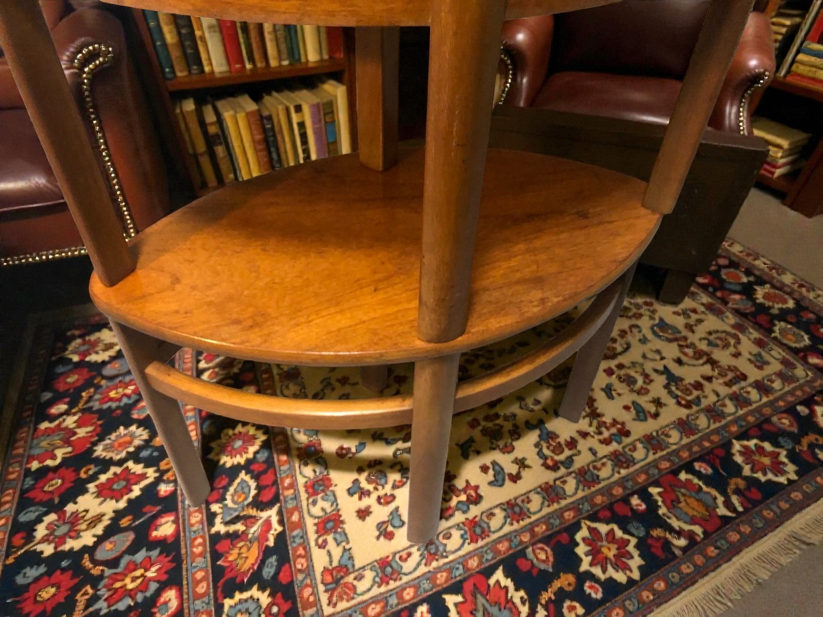 Nathan Trinity Nest of Tables | Smoked Glass Mid-Century Teak Set