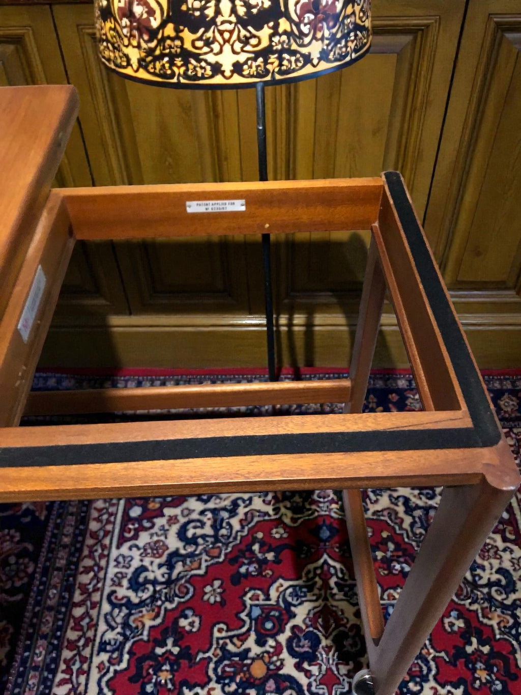 McIntosh Nest of Tables | Mid-Century Teak Tables on Casters