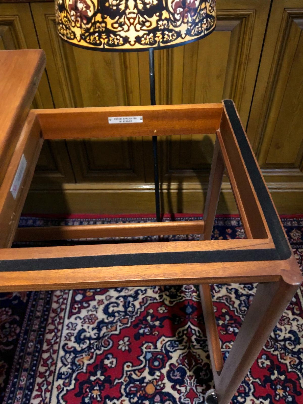 McIntosh Nest of Tables | Mid-Century Teak Tables on Casters