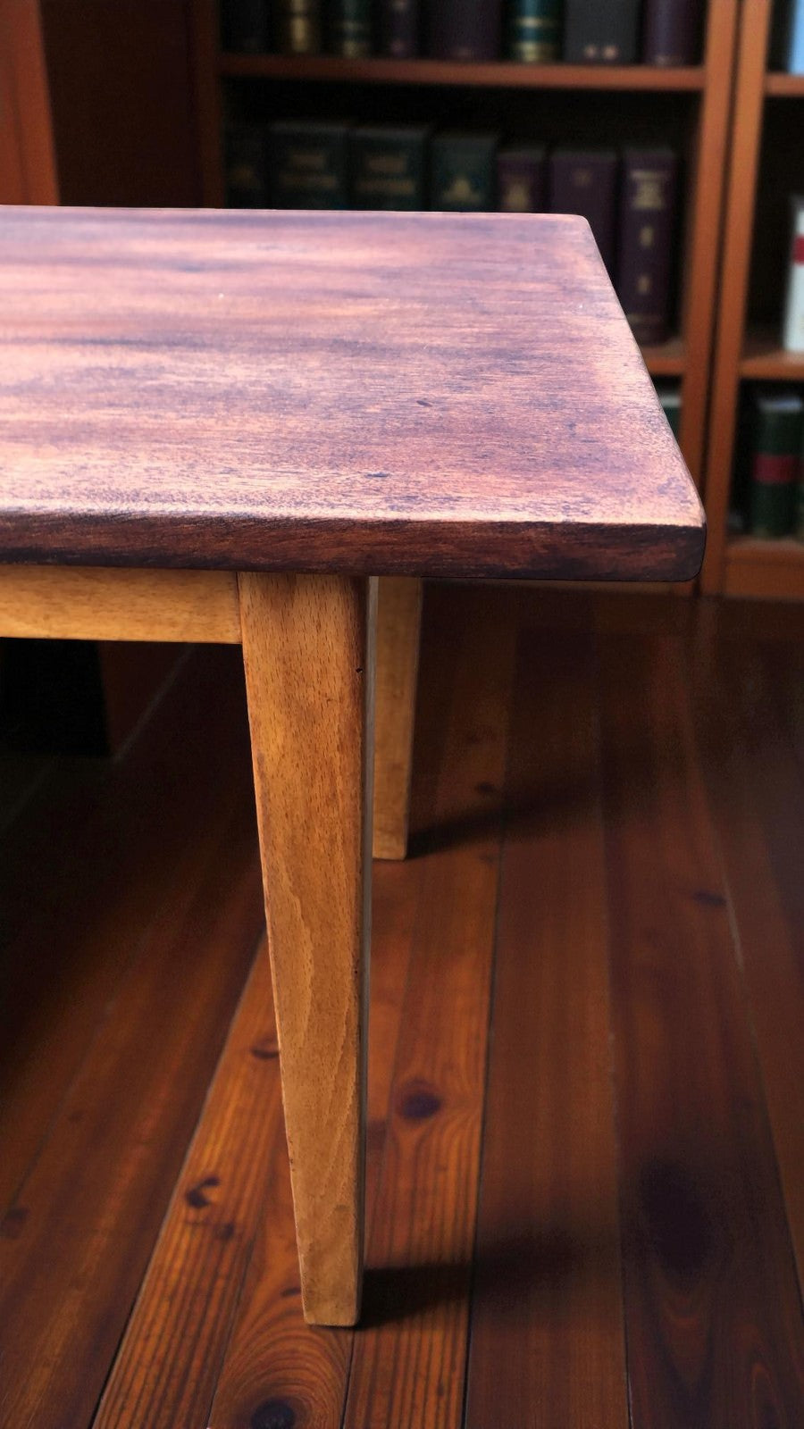 Rustic Vintage Style Coffee Table | Compact Wooden Table
