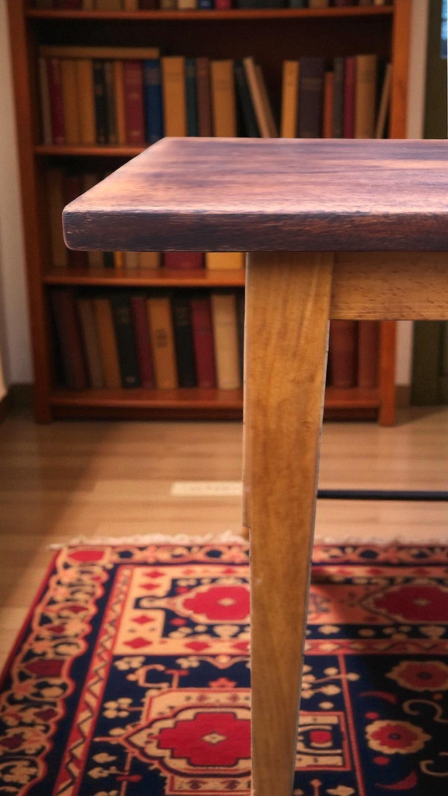 Rustic Vintage Style Coffee Table | Compact Wooden Table