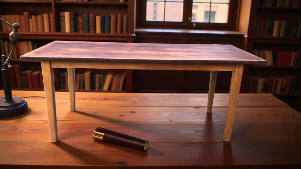 Rustic Vintage Style Coffee Table | Compact Wooden Table