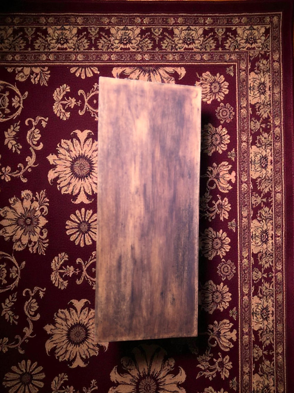 Rustic Vintage Style Coffee Table | Compact Wooden Table