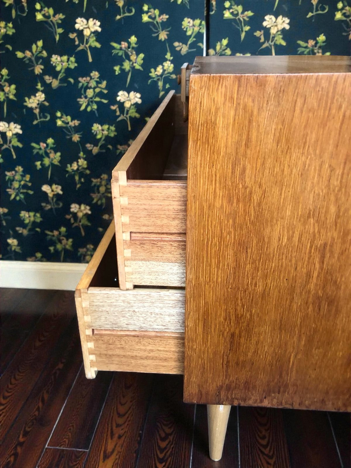 Meredew 3 Over 2 Chest of Drawers | Mid-Century Teak