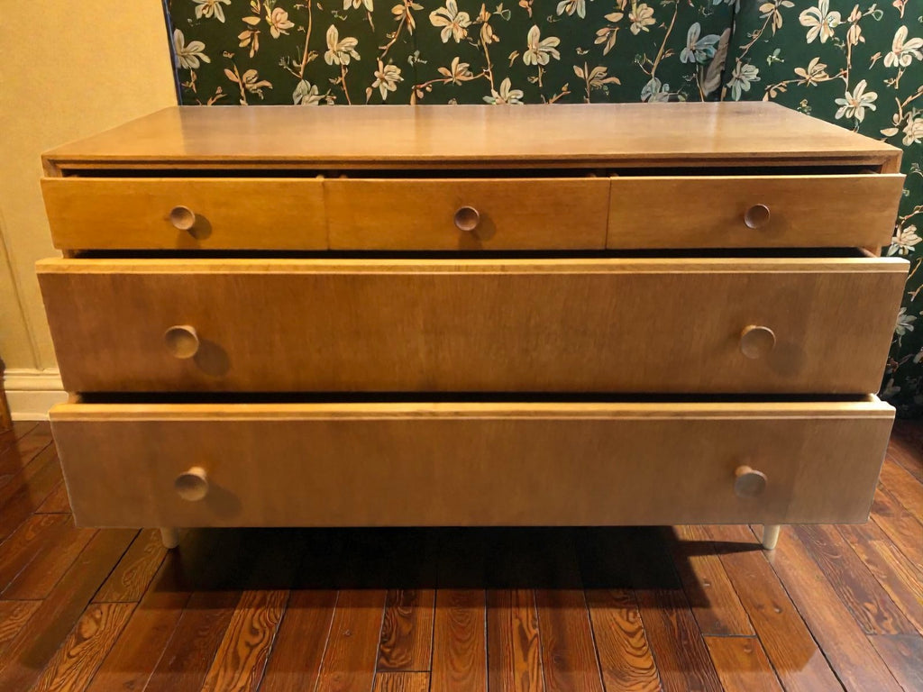 Meredew 3 Over 2 Chest of Drawers | Mid-Century Teak