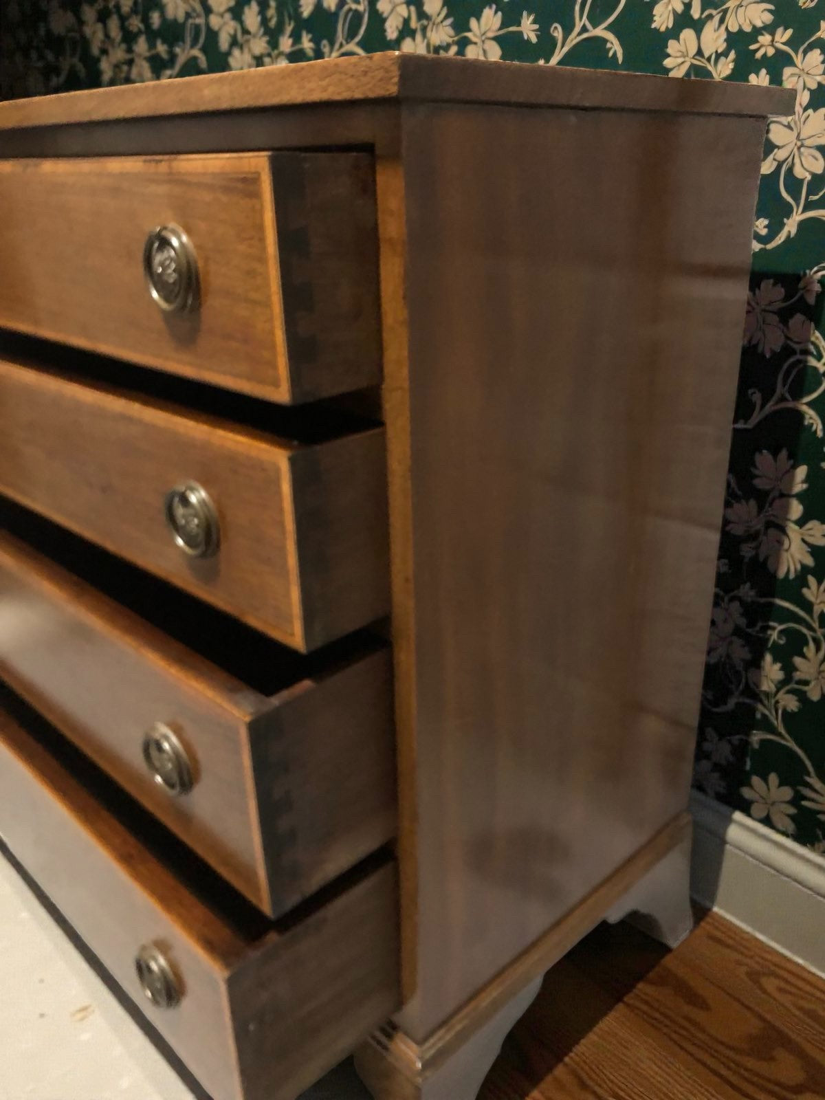 Stag Mid-Century Four Drawer Chest | Vintage Teak Chest of Drawers