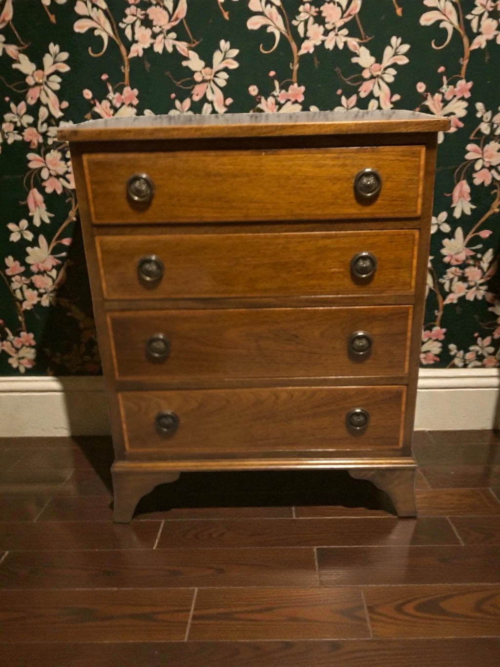 Stag Mid-Century Four Drawer Chest | Vintage Teak Chest of Drawers