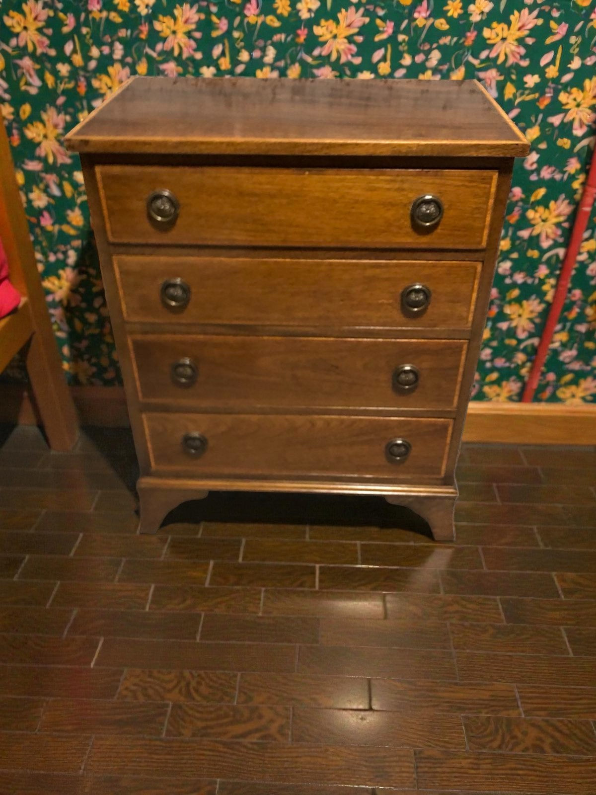 Stag Mid-Century Four Drawer Chest | Vintage Teak Chest of Drawers