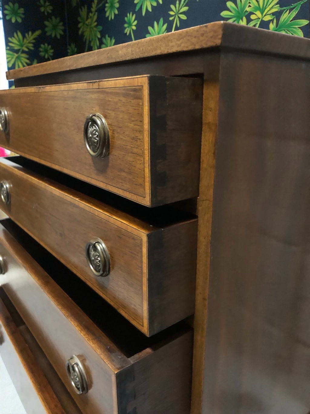 Stag Mid-Century Four Drawer Chest | Vintage Teak Chest of Drawers