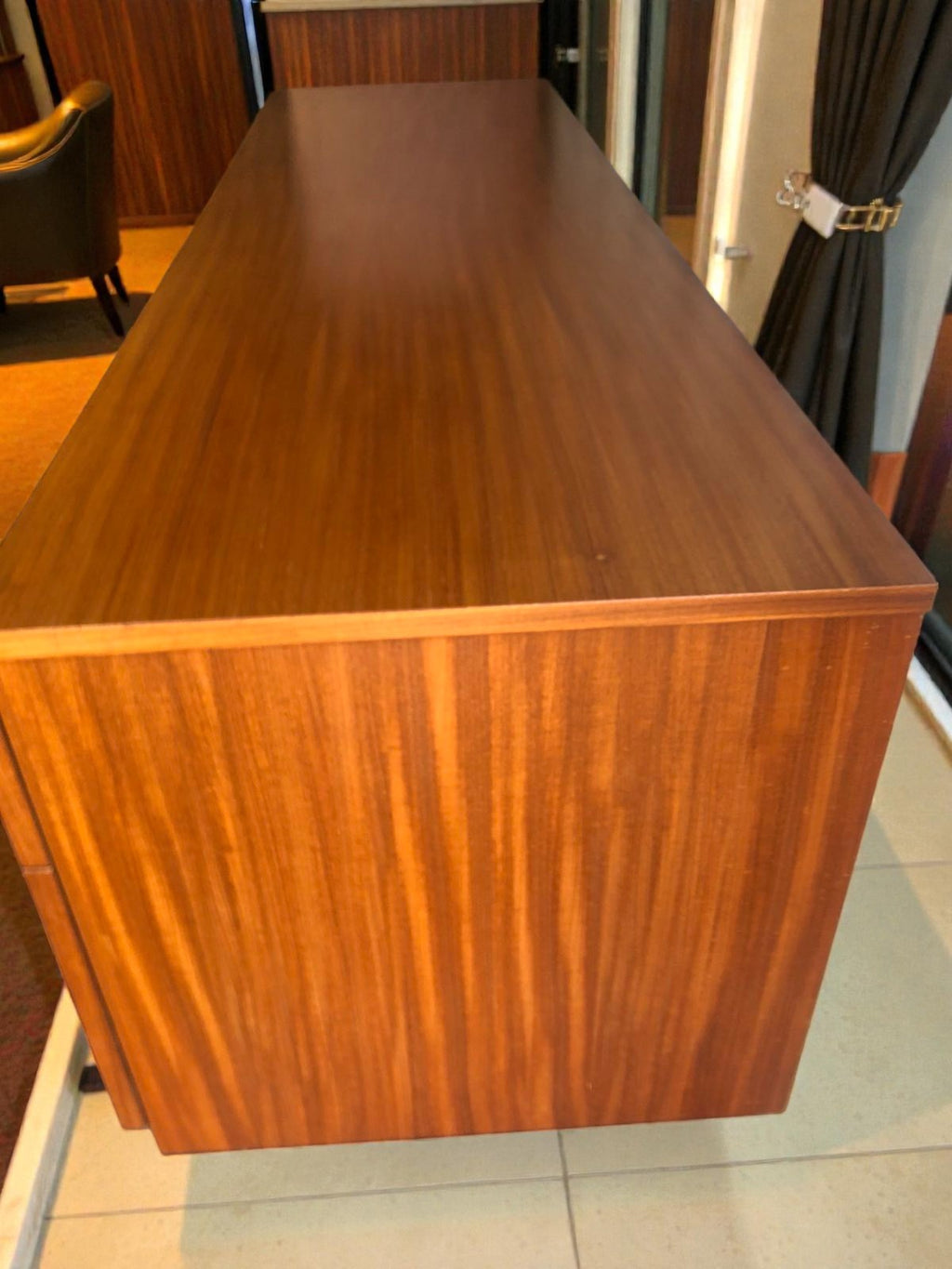 Mid-Century Teak Sideboard by Durable Suites | 6 Drawer Credenza