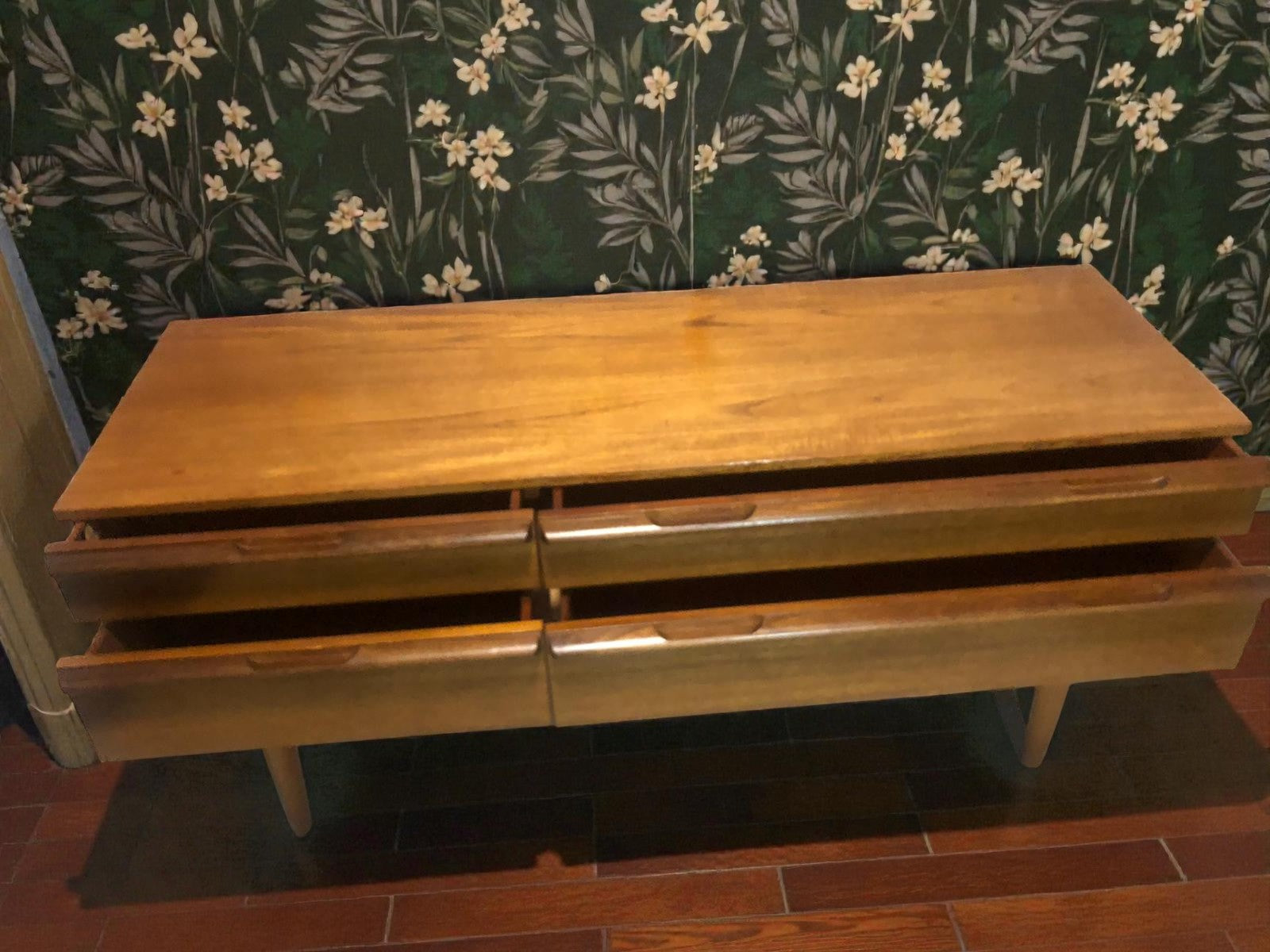 Mid-Century Avalon Sideboard | Minimalist Teak Credenza