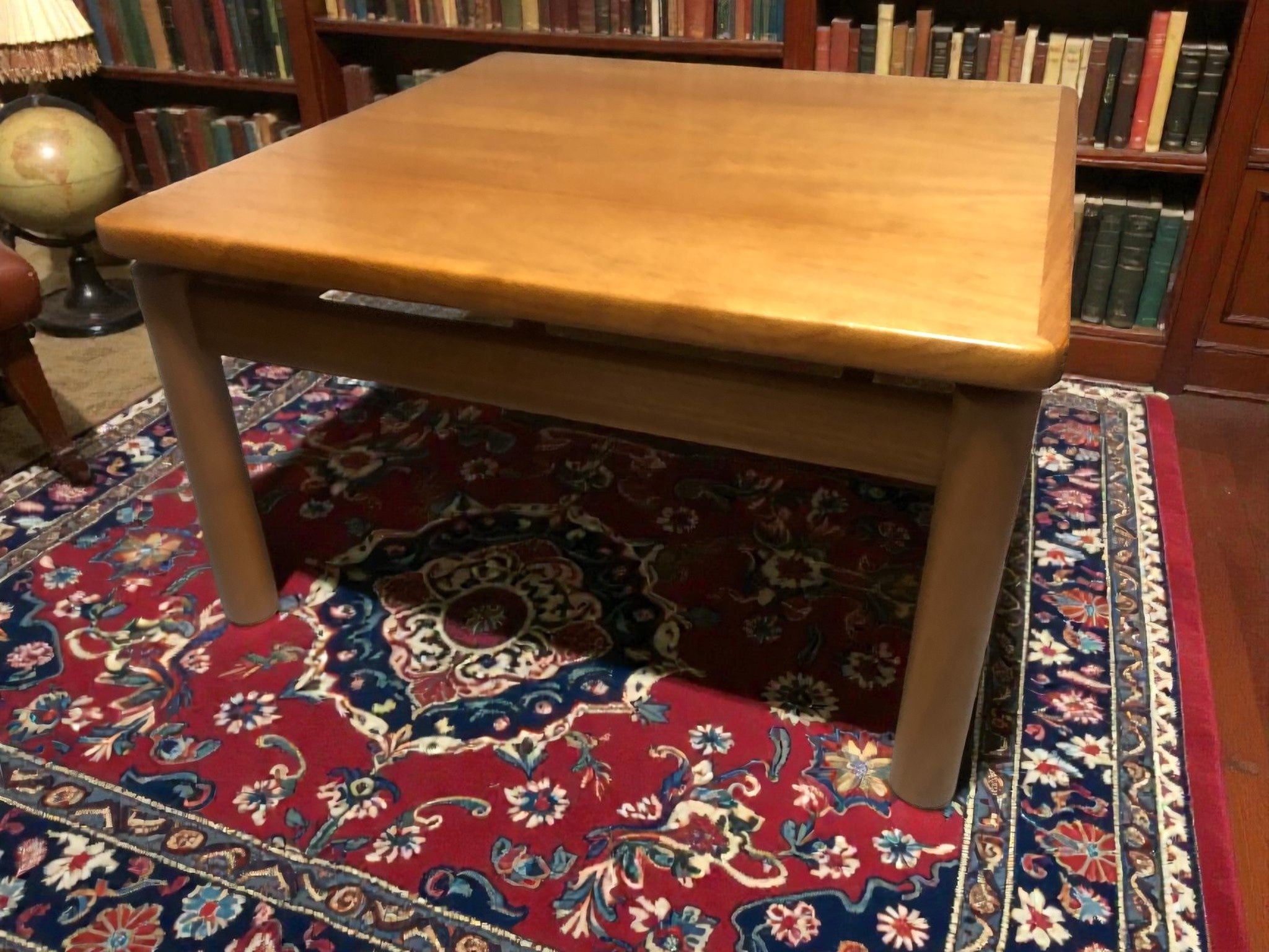 Rare Trioh Danish Square Coffee Table | Mid-Century Scandinavian Design