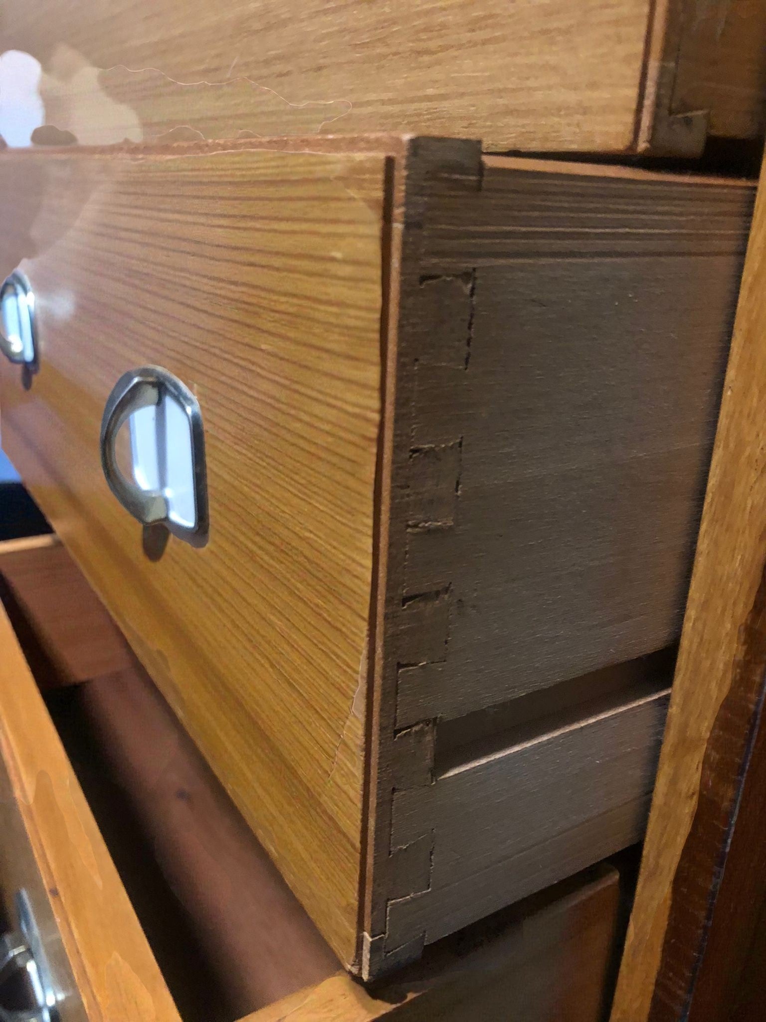 Mid-Century Chest of Drawers | Vintage 5 Drawer Tallboy on Dansette Legs