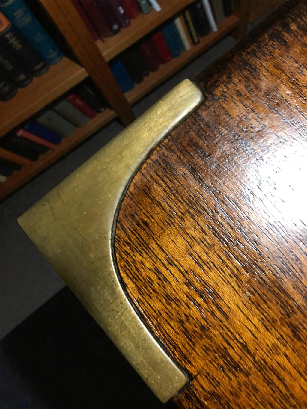 Antique Campaign Chest on Queen Anne Legs | Brass Bound Military Style Drawers