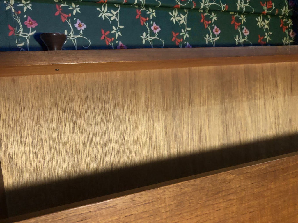 Avalon Mid-Century Three Drawer Chest | Teak 1960s Chest of Drawers