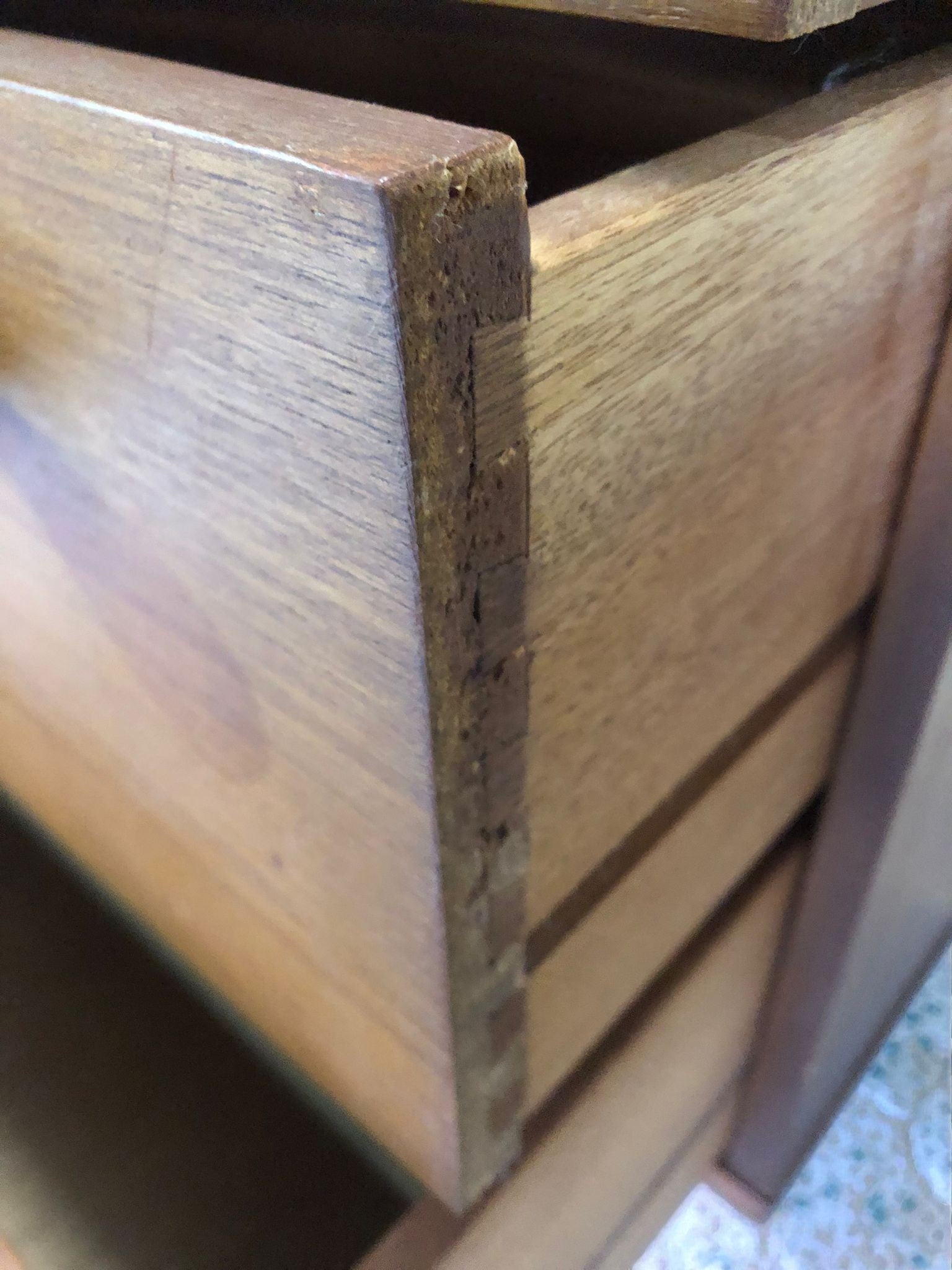 Avalon Mid-Century Three Drawer Chest | Teak 1960s Chest of Drawers
